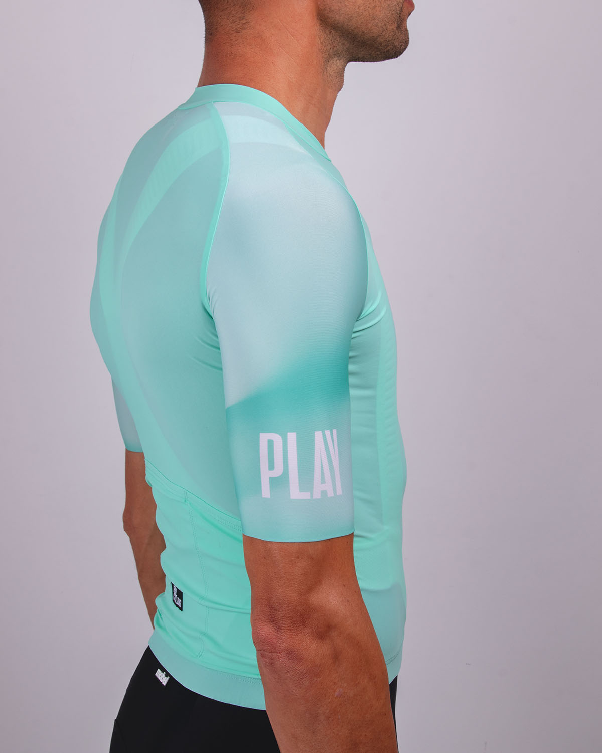 Maillot manga corta Play Aquamarine detalle 103