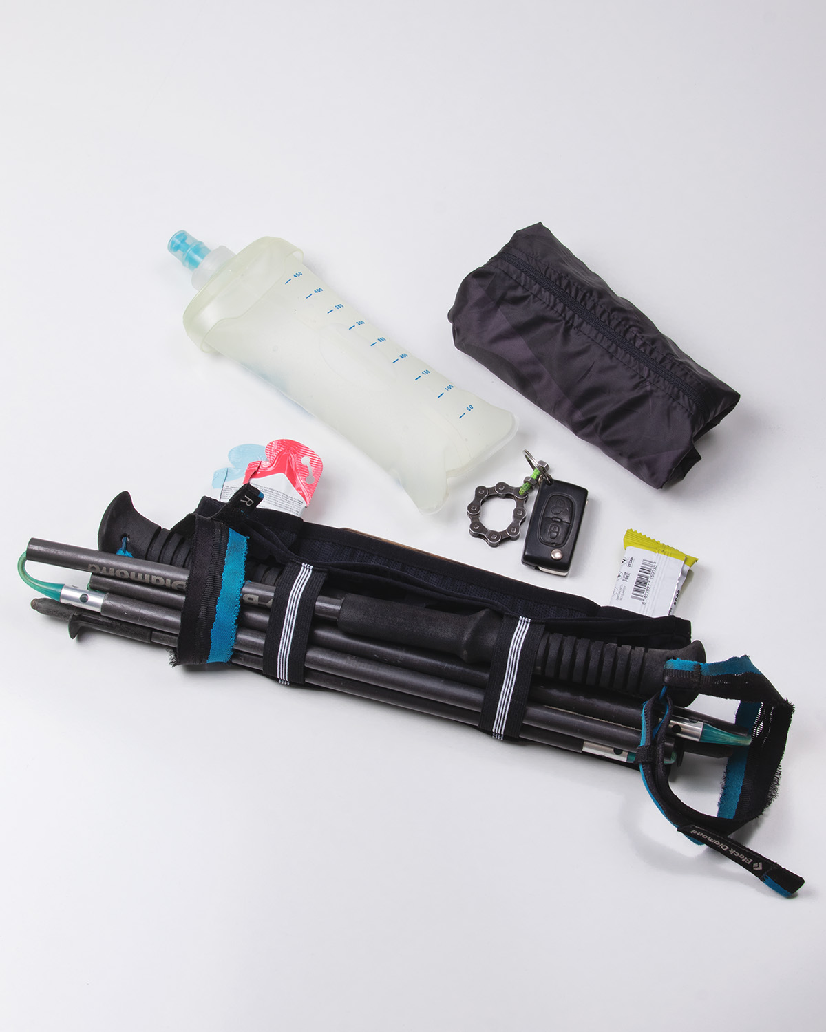 Cinturón riñonera trail BLACK PRO + Mobel Sport_detalle 07