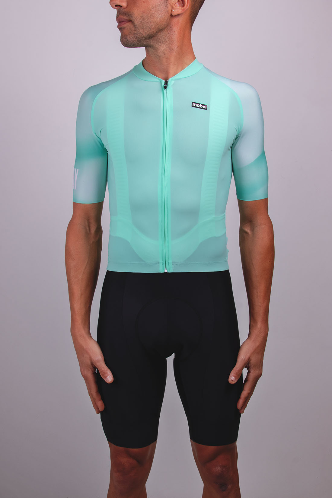 Maillot manga corta Play Aquamarine detalle 201