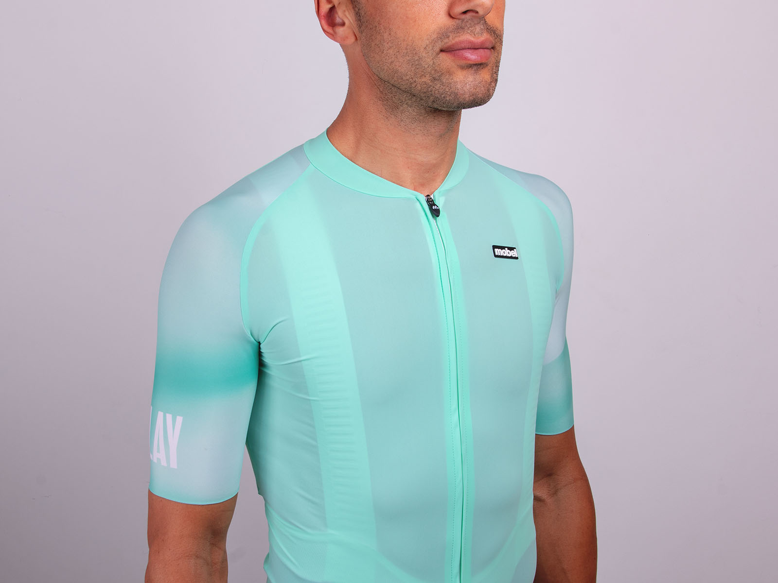 Maillot manga corta Play Aquamarine detalle 203