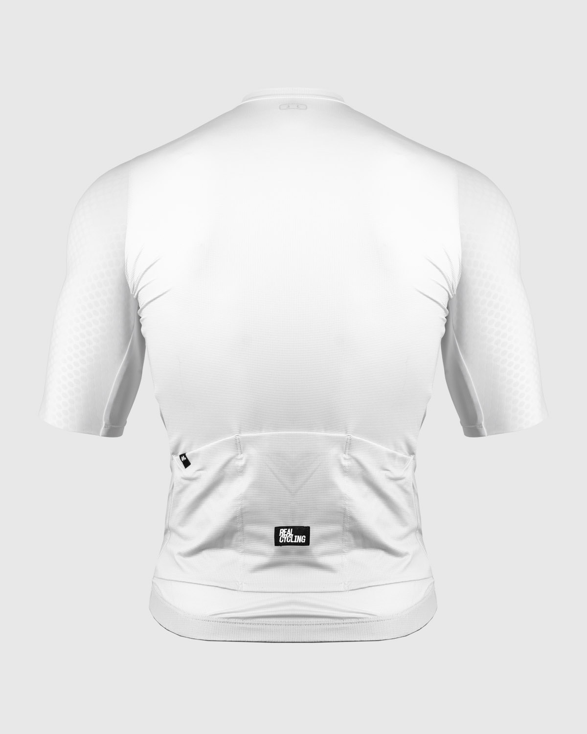 maillot manga corta s-pro white masculino back