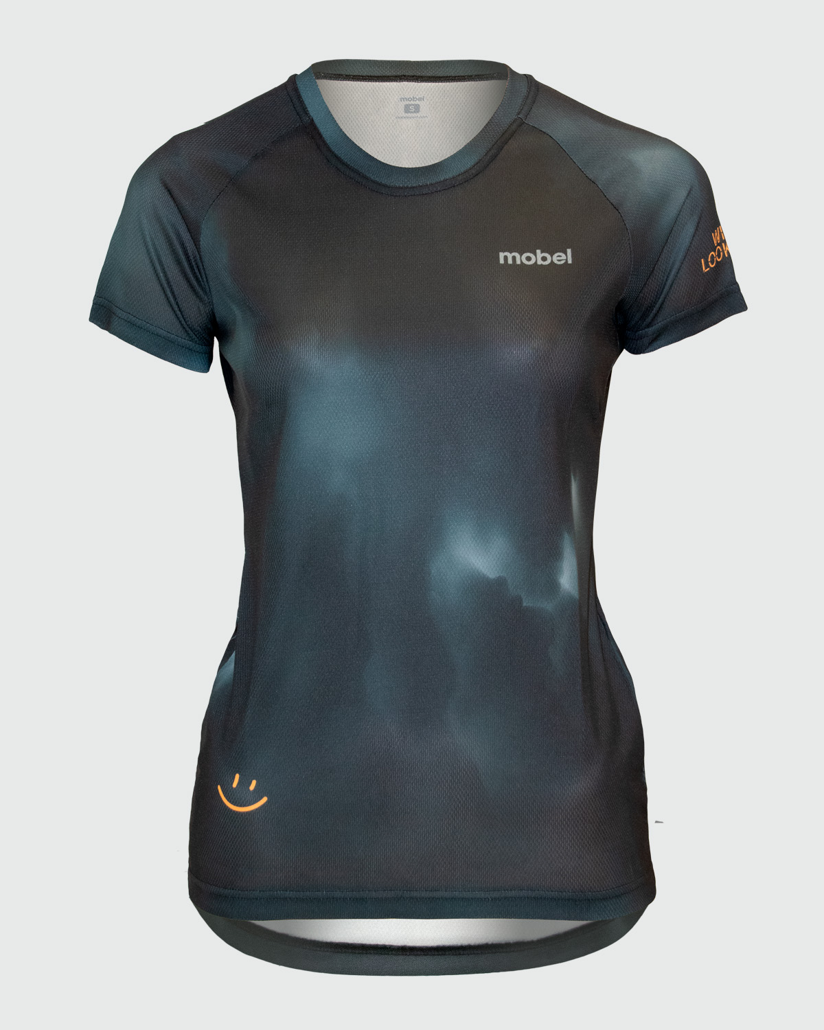 Camiseta trail running femenina SPIRIT BLACK
