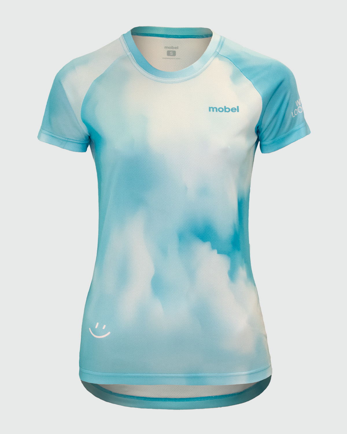 Camiseta trail running femenina SPIRIT BLUE